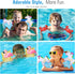 HeySplash Inflatable Armbands for Kids, Pool Arm Floatie Sleeves, Water Wings Swimming Armlets, Up to 55lbs