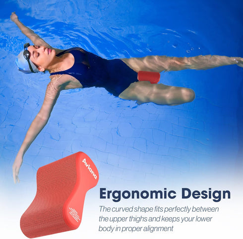 Pull Buoy Swim Training Leg Float for Adults & Youth, EVA & BPA Free for Swimming Pool Strokes