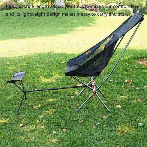 RAFZEG Universal Camping Chair Foot Rest, Folding Attachable Footrest Leg Rest Outdoor Folding Chair for Outdoor