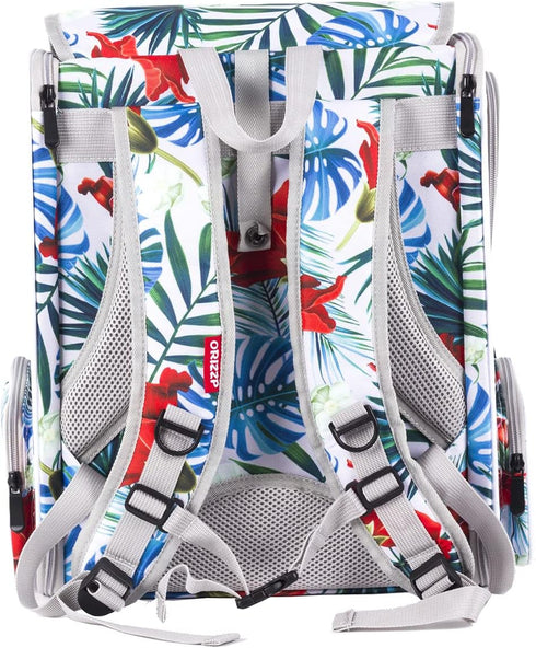 Bird Carrier Backpack with Wooden Stand Perch, Multi-Colored Bird Travel Carrier Backpack
