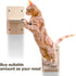Wall Mounted Stairs for Cats, Wooden Cat Wall Shelf Set, Cat Scratching Post Steps for Climbing and Lounging