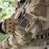 Tactical Arm Sleeve Map Pouch Case - Documents Holder Wrist Case with Military Arm Pouch and USA Flag Patch