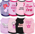 8 Pieces Pet Shirts Printed Puppy Soft Dog Shirt Pullover T for Valentine's Day, Small for Dogs and Cats