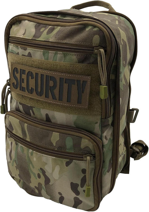 Tactical Reflective Laser Cut Security Guard Patch 6x2 inches for Officer Department Vest Bag Backpack (RF Coyote Tan,