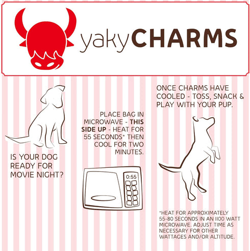 12-Pack Himalayan Yaky Charms Dog Treat Popcorn Made in USA