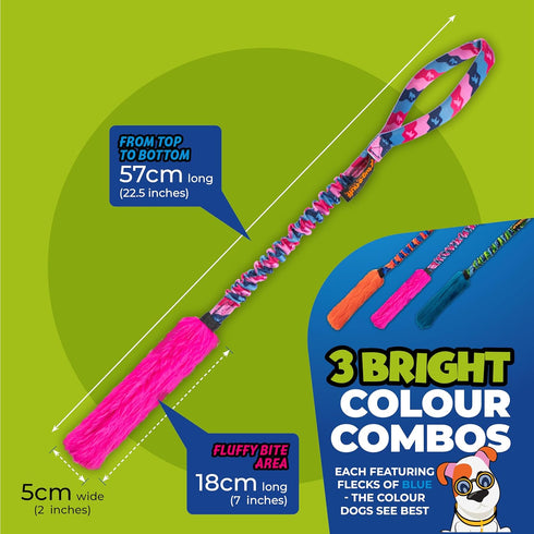 Bright Fauxtastic Dog Toy
