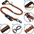 6FT Heavy Duty Elastic Bungee Dog Leash, Shock Absorbing with Comfortable Padded Handle for Medium & Large Dogs
