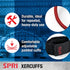 SPRI Xercuff Leg Resistance Band Exercise Cord - Non-Slip Padded Ankle Cuffs, Portable for Gym or Home