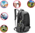 Outdoor Survival Whistle, High Decibel Safety Whistle with Compass, Reflector, LED Flashlight, Perfect for Camping