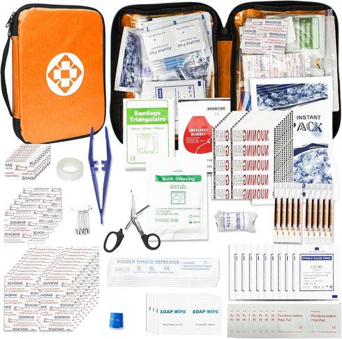 300Piece Portable First Aid Kit Refill Supplies for Car Mini Caming Emergency
