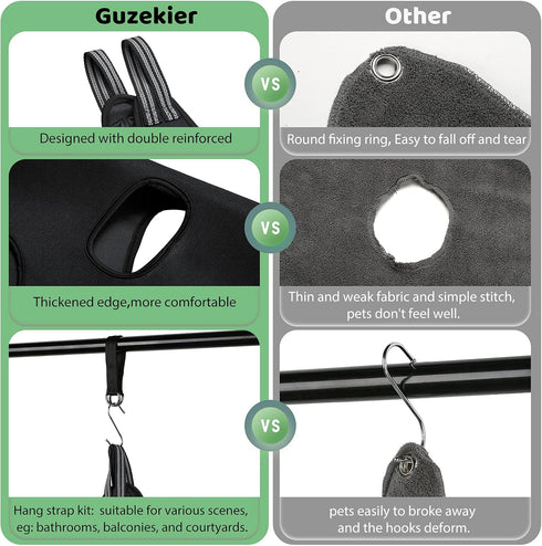 Hammock Hammock Clippers/Trimmer, Guzekier Pet Dog Grooming Harness for Cats & Dogs, Dog Sling for Grooming, Dog