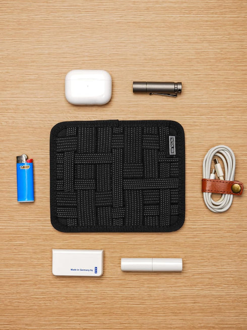 Backpack (TCM11-M-Black) TACTICAL_GEEK EDC Organizer Board, Anti-Slip Elastic Woven Board, Utility Bag Insert Panel