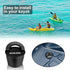 Kayak Carry Handles - Accessory Kit with T-Handle, 8 Feet Bungee Cord, Rivet Pad Eyes for Canoe