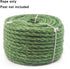Natural Sisal Rope, 1/4 Inch 65FT for Cat Scratching Post Repair, Multi Color Cat Scratch Tree Rope Replacement, Cactus