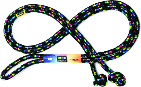 Just Jump It 8' Foot Single Jump Rope for Kids, Women, and Men - Active Outdoor Fitness Equipment