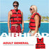 Airhead General All Purpose Life Jacket, US Coast Guard Approved Type III Life Vest, Perfect for Boating and Personal