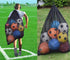 Heavy Duty Mesh Ball Bag, Drawstring Sport Equipment Storage for Basketball, Soccer, Swimming Gear