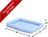 MidWest Homes for Pets Bolster Dog Bed, Blue 30-Inch - Comfortable for Medium Dog Breeds, Fits 30-Inch Crate