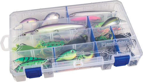 Flambeau Outdoors 4007 Tuff Tainer Fishing Tackle Box with Zerust Anti-Rust Dividers, 12 Dividers