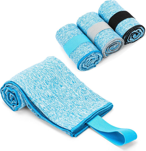 KISS QUEEN 3 Pack Microfiber Gym Towel Quick Dry Sweat Towels Women Men Lightweight