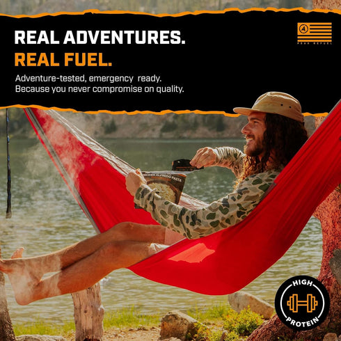 Backpacking 100% 48g 2 (2 Peak Refuel Chicken Alfredo Pasta | Premium Freeze Dried Camping Food | & Hiking MRE Meals |