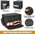 Golf Car Storage Organizer with 2 Layer Trunk, Ventilated Compartment for 2 Pairs Shoes, Balls, Clothes, Accessories