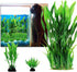 Aquarium Plants 20pcs, Fish Tank Decor Green Artificial Decorations for Household and Office Aquarium Simulation