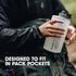 HydraPak Flux+ 1.5L Filter Kit - Collapsible Water Bottle, BPA Free, Ultra Light, Spill-Proof Cap, Clear