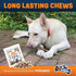 8-10 (16 Pack) Single Ingredient Dog Bones - Made in USA Beef Rib Bones - Natural Dog Bones for Aggressive Chewers