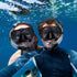 HiiPeak Snorkeling Gear for Adults, Dry Snorkel Set with Panoramic Wide View Diving Scuba Mask and Nose Cover