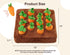 Interactive Squeak Carrot Snuffle Mat for Dogs - Plush Puzzle Toys 2 in 1 for Pet Stress Relief with 12 Carrots