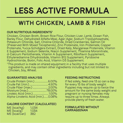 Canidae All Life Stages Premium Wet Dog Food, Chicken, Lamb and Fish Formula, 13 oz, Pack of 12