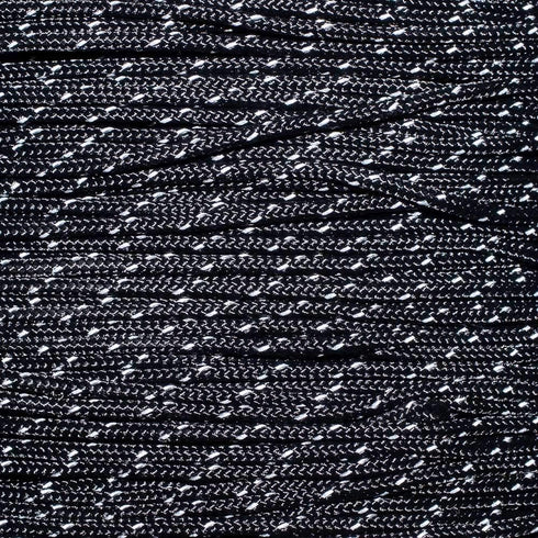 Paracord Planet Reflective 95 Paracord – Camping, Hiking, Tent, and Adventure Rope (50 Feet, Black) by Paracord Planet
