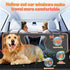 Diiouogs Hammock 400lb Dog Car Seat Cover for Back Seat Waterproof Pet with Hard Bottom Sturdy Backseat Extender