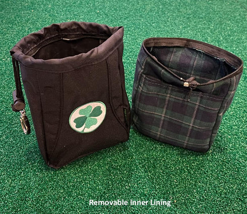 Players Clover Valuables Pouch - Golf Accessories Bag to Safely Store Jewelry and Phone, Lucky Chip Pouch