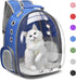 Henkelion Cat Backpack Carrier, Space Capsule for Small Medium Dogs and Cats, Navy Blue Airline Approved