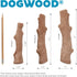 Outward Hound Dogwood Durable Chew Toys, Real Wood & Calming Hemp, 2-Pack, Medium