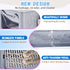 Enclosed Cat Litter Box with Lid Foldable Potty,Drawer Type Extra Large Cover Litter Box with Mat, Kitty Free