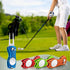 Skylety 4 Pieces Golf Divot Repair Tool with Magnetic Button Ball Marker, Stainless Steel Foldable Tool