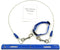 Dog Training Tie Out Cable, 3 Ft Chew Proof Cable for Potty Training, Jumping, and Destructive Chewing (Tie-Down with