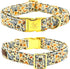 Elegant Little Tail Fall Dog Collar, Adjustable Squirrels Halloween Pet Bow Collar for X-Small Dogs