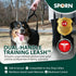Sporn Dual Handle Padded Dog Training Leash, 6ft Heavy Duty for Maximum Control, Reflective Strap for Visibility