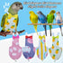 Magnoloran 2Pcs 80 Inch Bird Diapers Bird Harness Flight Suits Diapers with Flying Leash Parrot Nappy Washable Cute