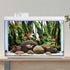 AWERT 36x24 inches Tree Branches Aquarium Background - Green Algae River Bed & Lake Fish Tank
