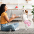 Hole(Pink,36XS) Pet Soft Dog Diapers Female, Disposable Female Dog Diaper, Doggie Diapers for Cat Puppy with Adjustable