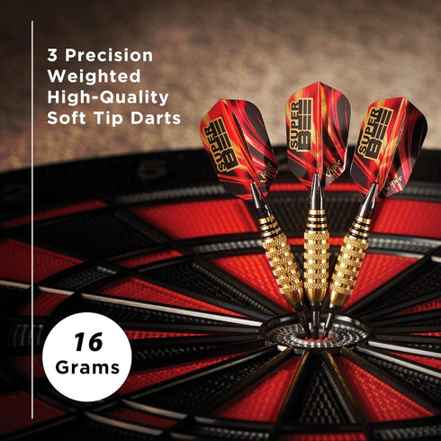 Viper Super Bee Soft Tip Darts, 16 Grams, Game Accessory