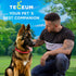 TECEUM Reflective Pet Collar – Basic Nylon Dog Collar – Quick Release Buckle – Red – M – Fits Small, Medium and Large