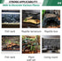 17.7x11.8in Rock Terrarium Background, 3D Reptile Tank Background Board, Decorative Panel for Fish Pet Silo