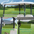 Urgown Magnetic Golf Cart Sun Visor with Scorecard Holder, Universal Front Side Bar Mount, Fits Most Golf Cart Models