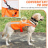 Reflective Dog Safety Vest for Medium Large Dogs, High Visibility Harness with Dog Bell for Hunting, Training & Cars